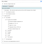 Configurazione blocco allegati